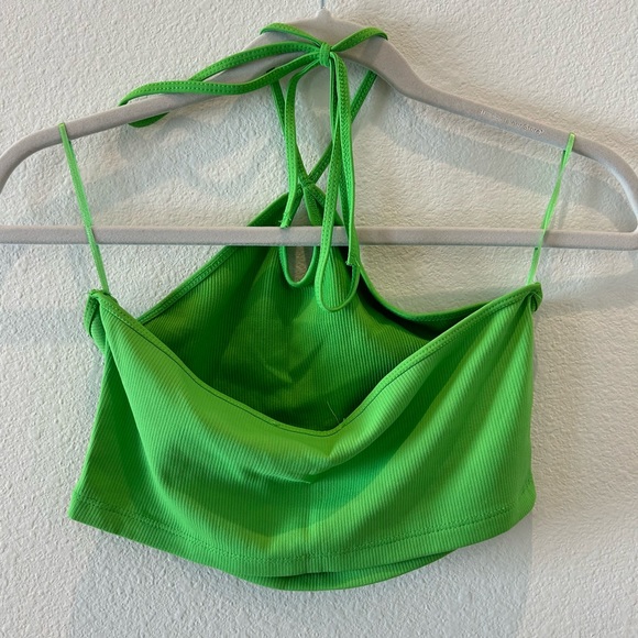 Zara Lime Green Crop Top - Picture 5 of 5